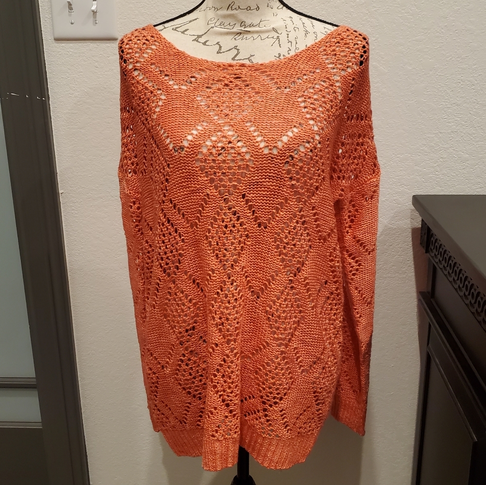 Pink Blush Medium / Large Orange Sweater